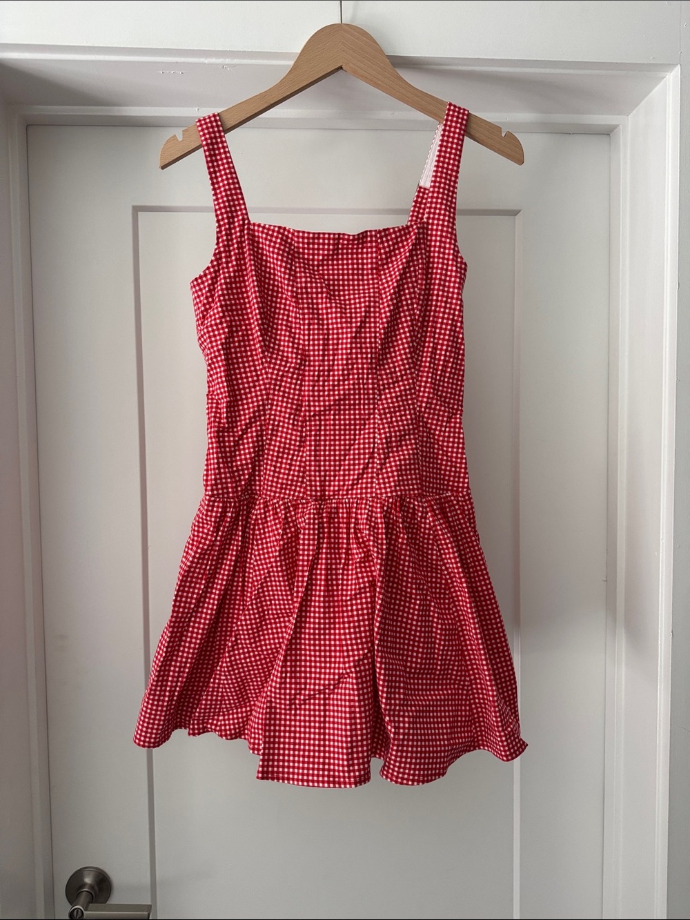Abercrombie & Fitch Red Gingham Sundress